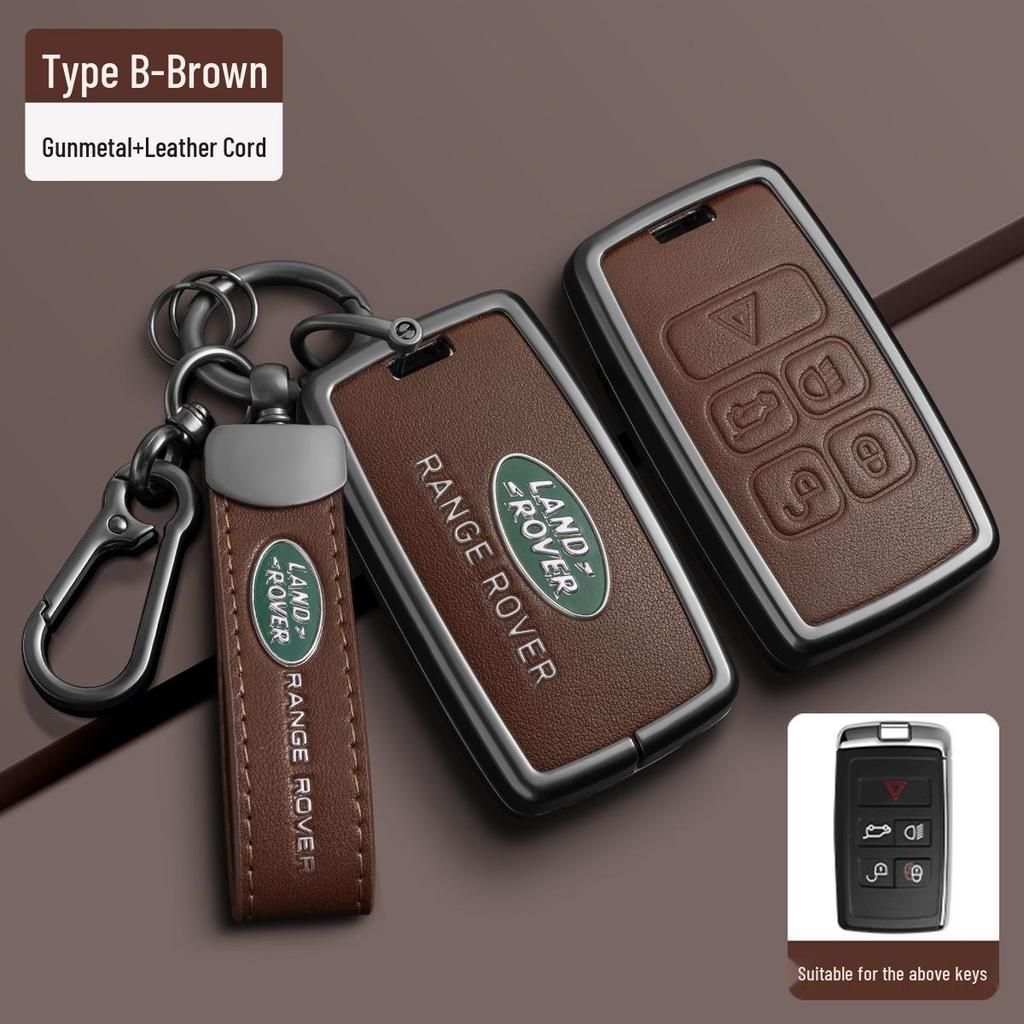 Land Rover Key Case for Range Rover Evoque, Defender, Velar, Discovery Sport, Discovery 5 - Lan Yun Buckle