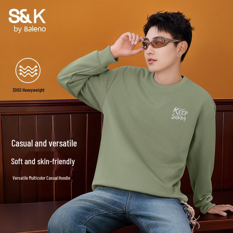 Baleno Men's Trendy Oversized Crewneck Sweatshirt