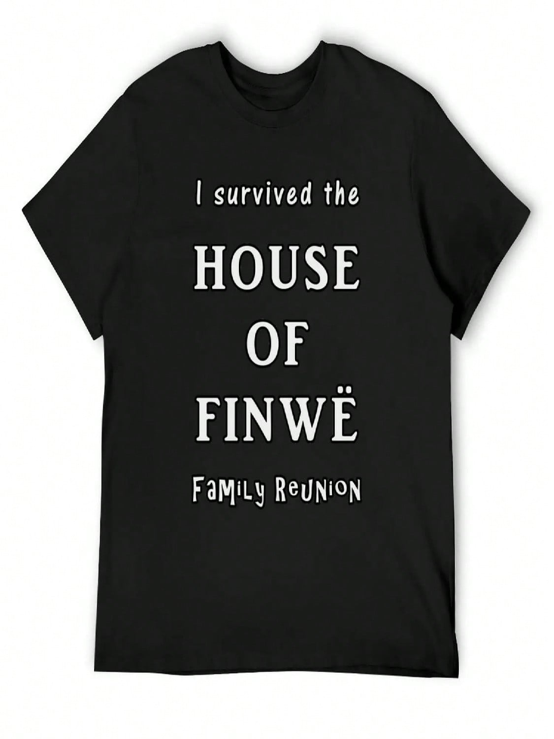 House Of Finw_ Family Reunion T-Shirt Anime Clothes Shirts Graphic Tees Street Wear unisexs Graphic T-Shirts Big And Tall S разноцветный