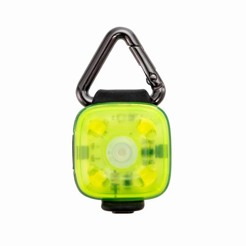 LED Dog Safety Light USB Rechargeable Luminous Pendant Waterproof Night Walking Warning Light for Pet Collars