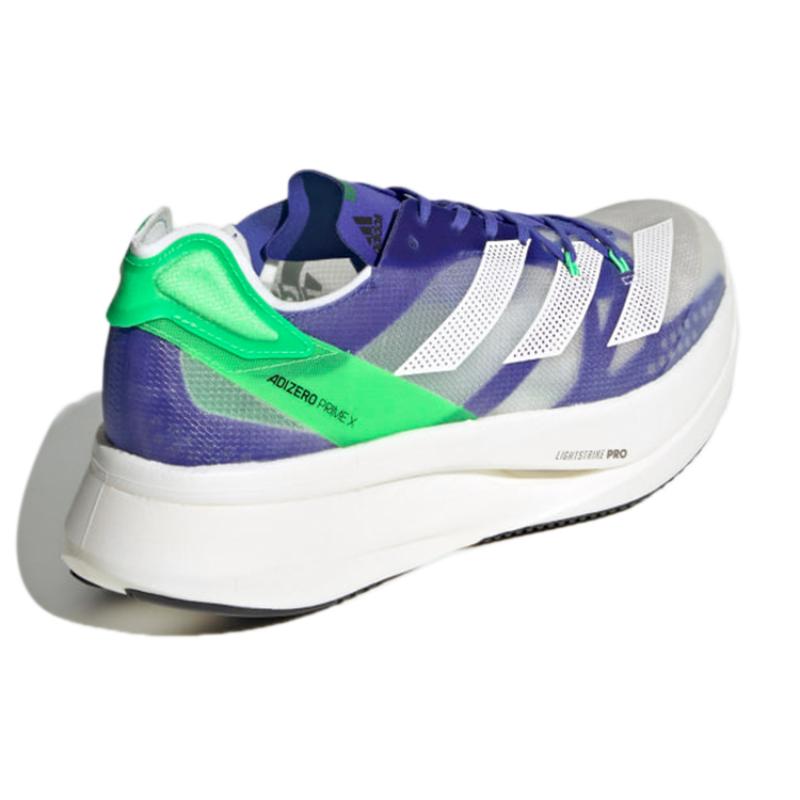 adidas Adizero Prime X 'Sonic Ink Screaming Green' Sneakers FZ2476