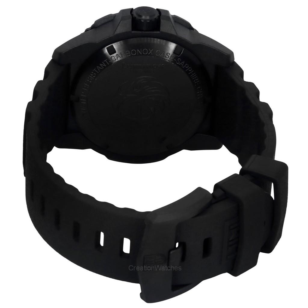 Luminox Navy Seal Foundation XS.3601.BO.NSF 200M Herren-Taucheruhr mit Gummiarmband und schwarzem Zifferblatt