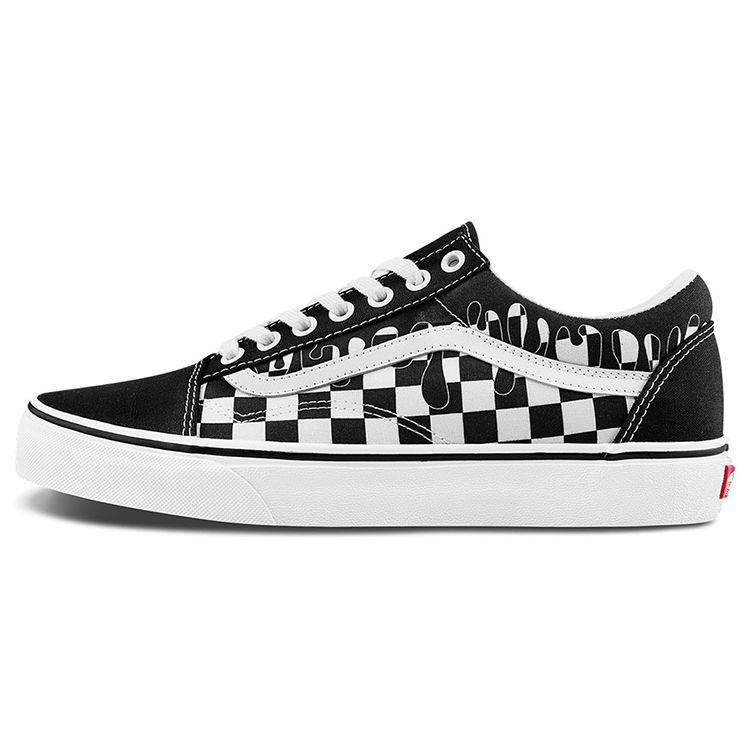 Vans Old Skool Checkerboard Casual Lightweight Breathable Low-Top Skate Shoes Unisex sneaker Black White VN0A7Q2J6UP
