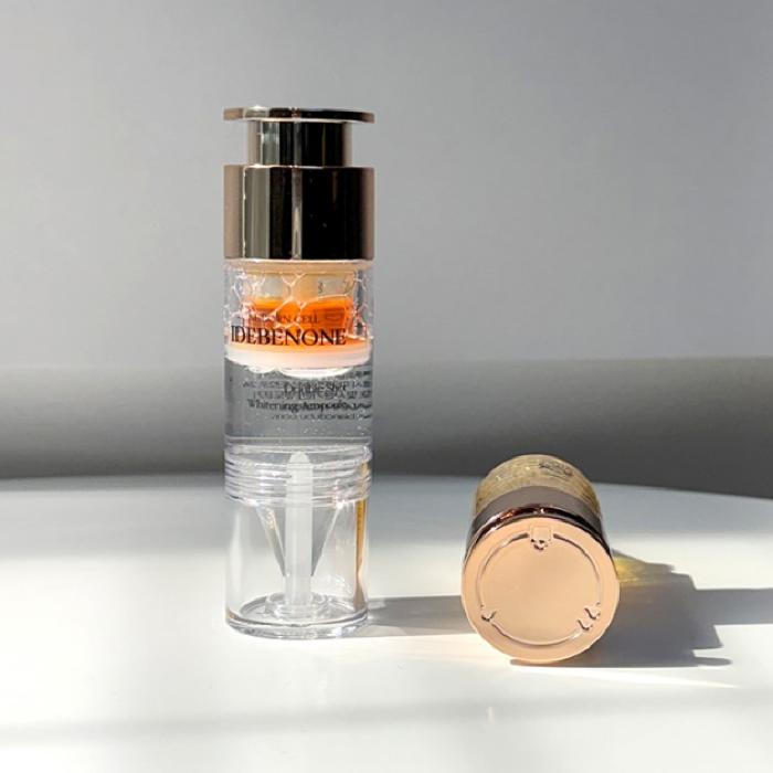 Ampoules blanchissantes double injection d'idébénone Blanc Dubu Nuborn Cell 11 ml x 3P