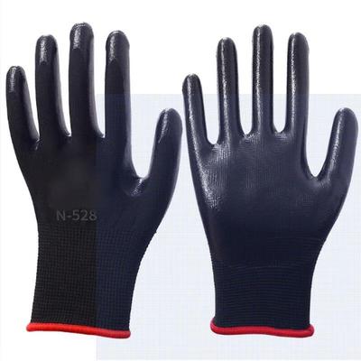HANDUNYOU 10x Wear-Resistant Nitrile Work Gloves