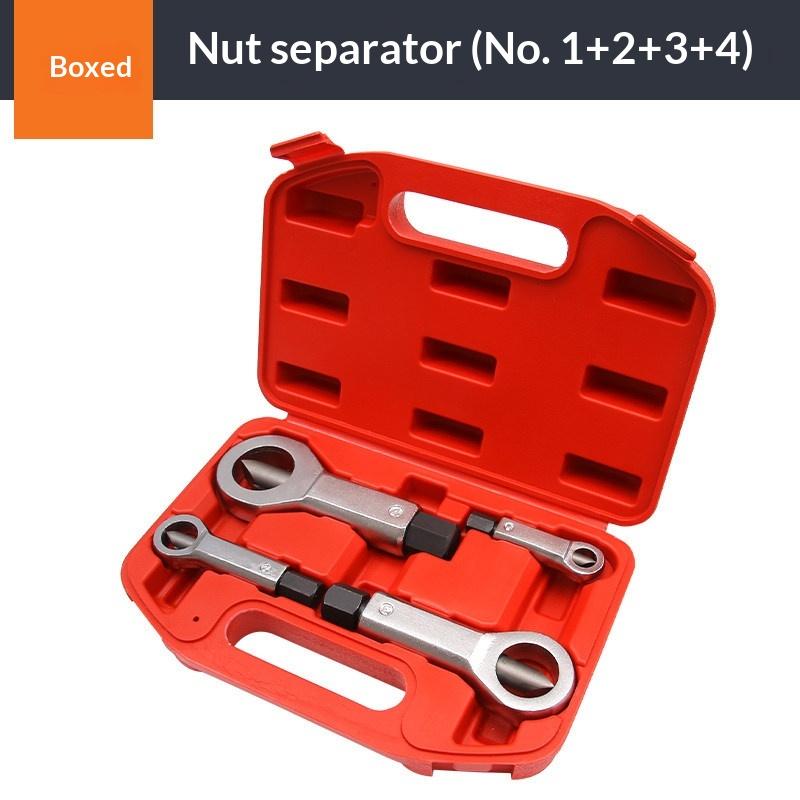 Nut Screw Splitter Cracker Remover Tool Set Manual Heavy Duty Steel Rusted Nut Breaker for Auto Repair Garage