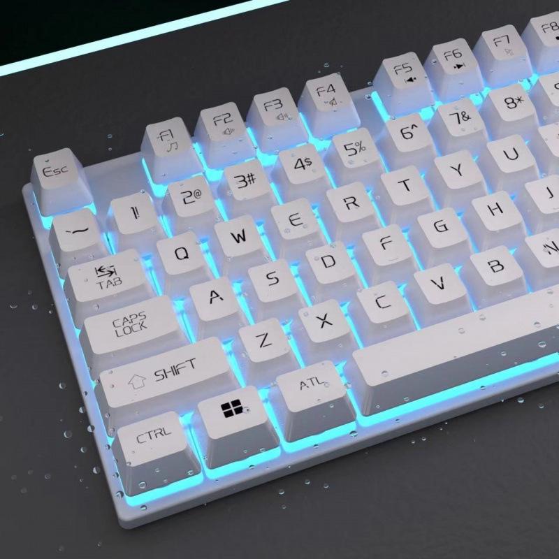 Robotic-Feel Keyboard & Mouse Set for Desktop, Laptop, Gaming, E-Sports, Typing - Special J Keyboard