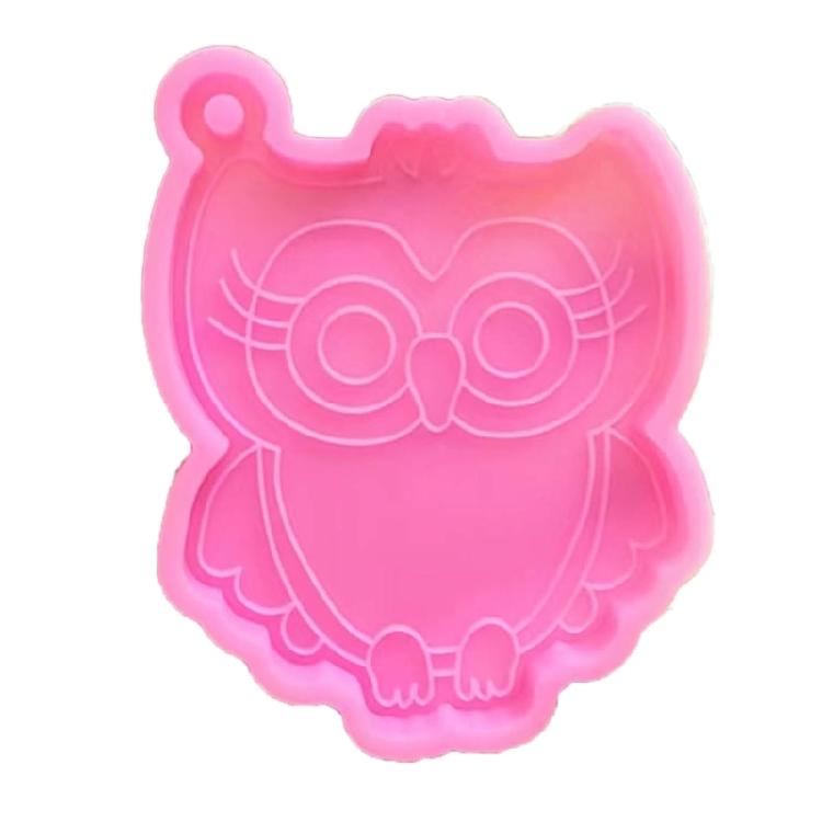 

Owl Shape Resin Crafting Mold for Luggage Tags Earring Jewelry Making Epoxy Mold 1 розовый