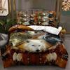 3D Animal Bedding Set for Boys Teens Room Soft Down Duvet Cover AU140 * 210 Full Size Bed Cover Single/Double Wolf Print Quilt Cover