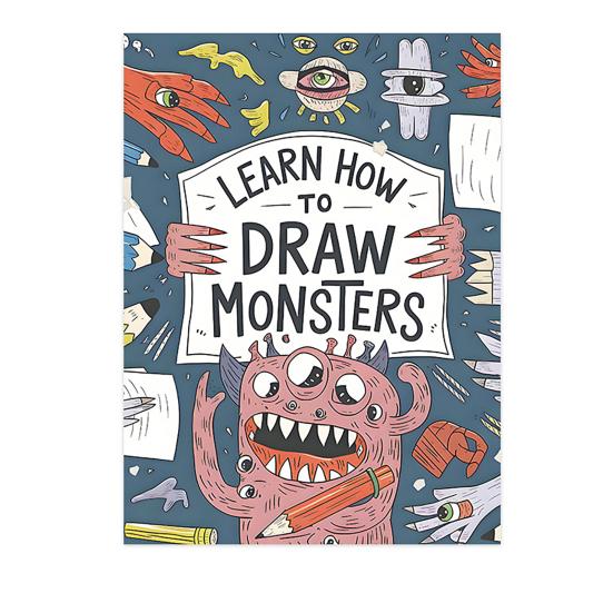 

Образовательная книга для рисования Художественная обучающая книга Раскраска Узнайте, как рисовать Пошаговое руководство для начинающих детей