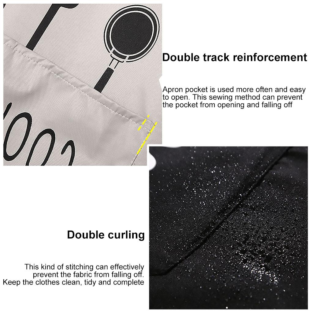 Waterproof Cooking Apron 3-layer Oil-proof Breathable Kitchen Dustcoat