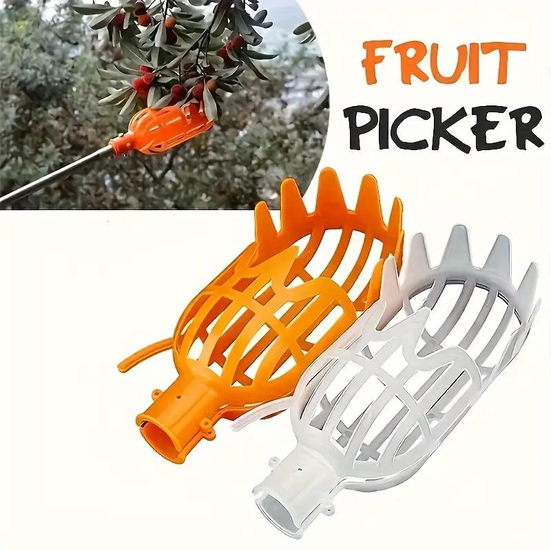 Fruit Picker Tool | Yellow Polypropylene | Reusable & Lightweight | Ergonomic Design for Garden Harvesting