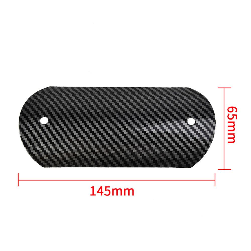 Motorcycle Exhaust Middle Pipe Heat Shield Muffler Protector Guard Carbon Style
