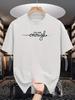 2026 Summer New Style Unisexs Pure Cotton TShirt Street Casual Fashion Comfortable Soft Breathable Simple Letter Pattern Print