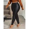 Z 11554 Women's Colorful Leather Pants