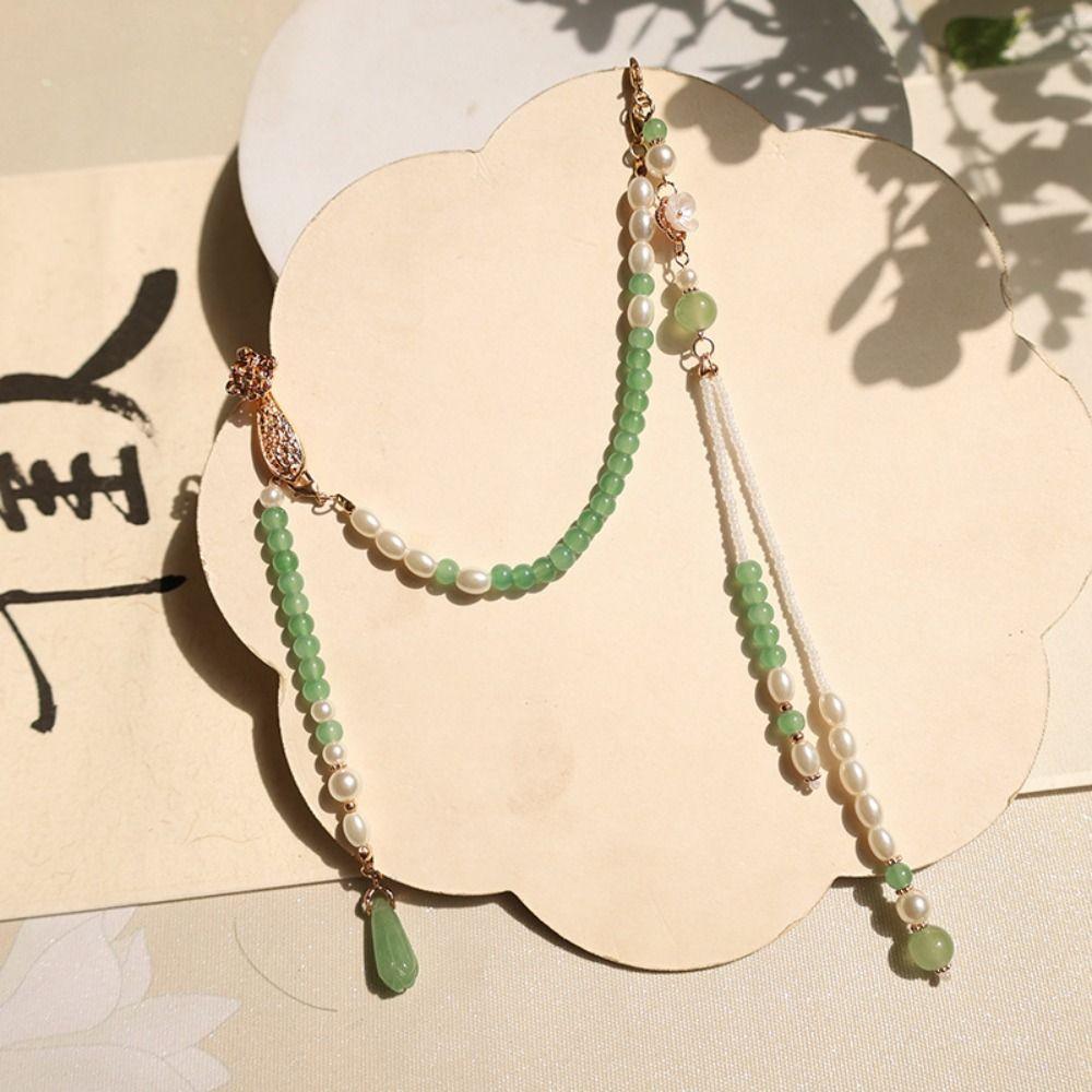 Long Hanging Tassel Chinese Style Brooch Fashion Jewelry Cheongsam Accessories  Outdoor