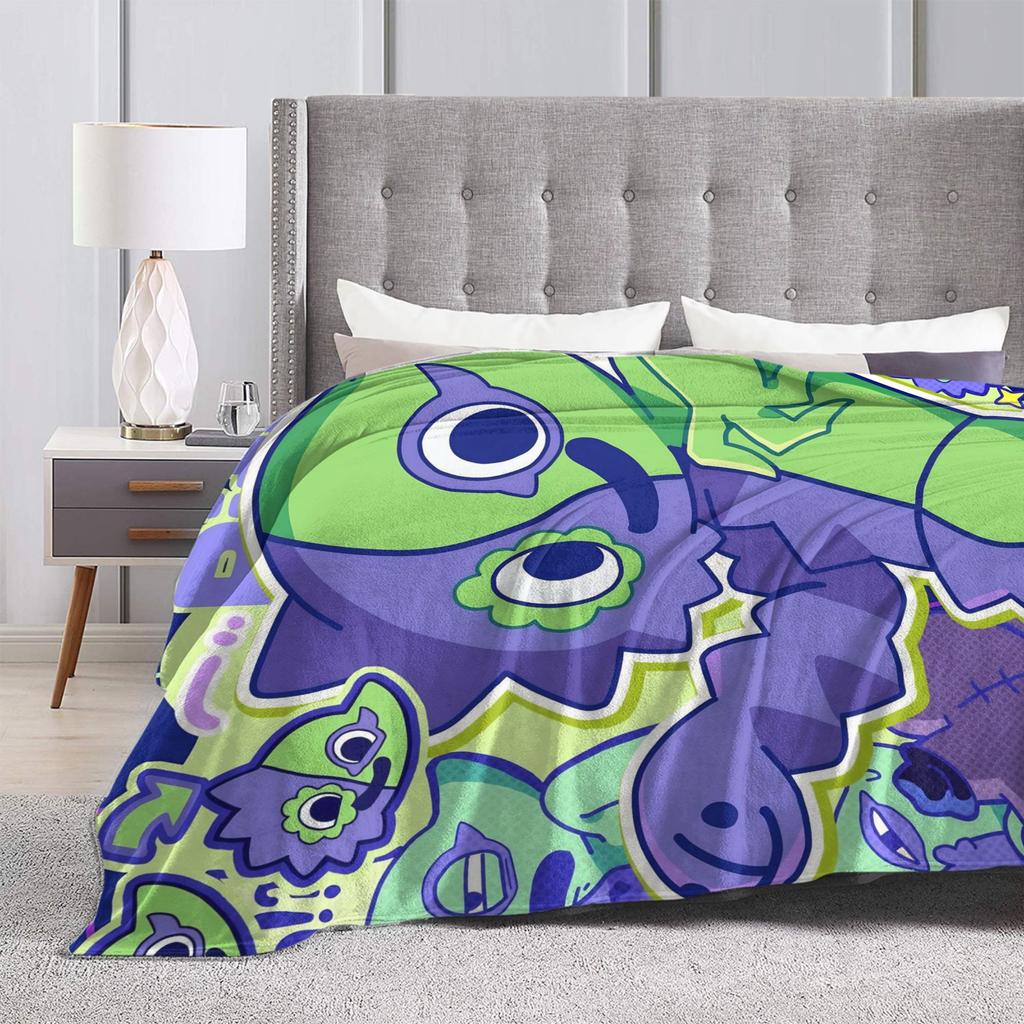 Bittergiggle Garten Of Banban Blanket Gaming Flannel Throw Blanket Summer Air Conditioning Printed Soft Warm Bedspreads