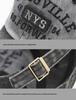 Trendy Distressed Embroidered Letter Baseball Cap for Men and Women
