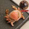Granchi Unici che Cambiano Colore Pet da Tè Resina Atossica Ornamento in Miniatura Per Styling d'Interni Decorazioni per Cerimonia del Tè