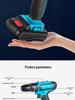 Rechargeable Multifunctional Electric Handheld Impact Drill & Screwdriver with Toolbox