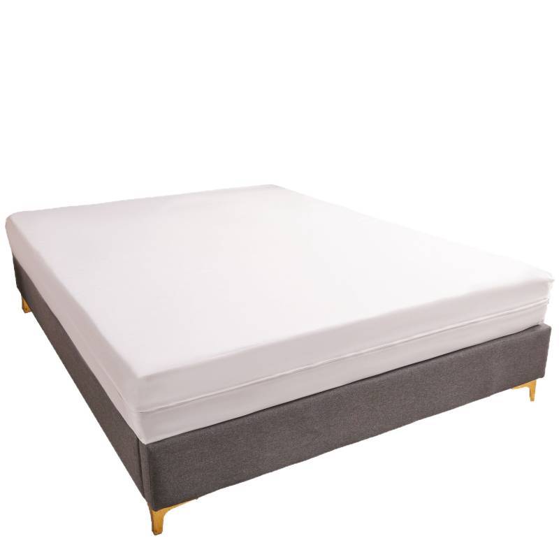 Protection de Matelas Imperméable Minimaliste Moderne Avec Fermeture Éclair Pour Usage Domestique