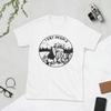 Novelty I Hate People I Eat People Bear TShirt Unisex O Neck Pure Cotton T Shirts Camping Hiking Short Sleeve Tees Printed Clothes