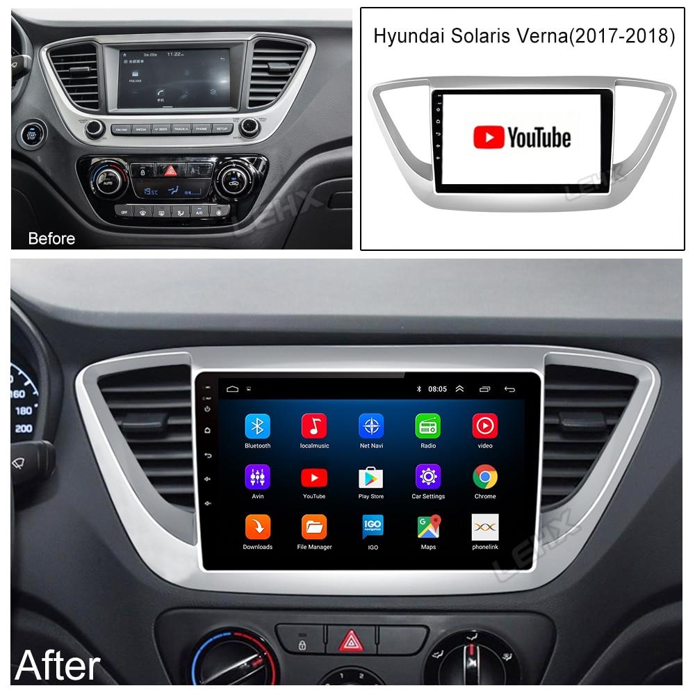 Android 9.1 2 DIN 9'' Stereo Radio GPS WiFi 4G For Hyundai Solaris Accent Verna Android 9.1 2 DIN 9'' Stereo Radio GPS WiFi 4G For Hyundai Solaris Accent Verna