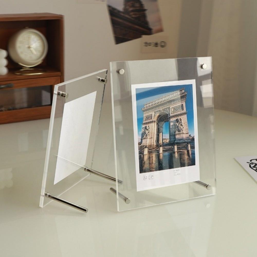 Transparent Acrylic Photo Frame Modern Poster Display Stand New Picture Frame Home Decor