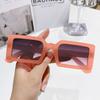 Summer New Square Frame Sunglasses Fashion Beach Jelly Color Sunglasses For Women