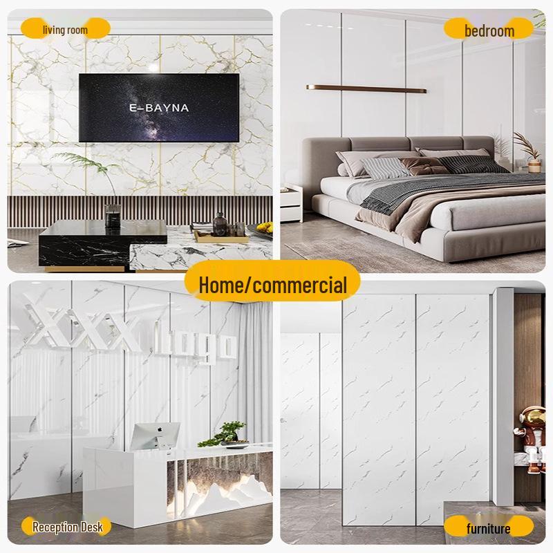 Waterproof Marble Self-Adhesive Wallpaper for Walls - Kitchen, Living Room, Bathroom