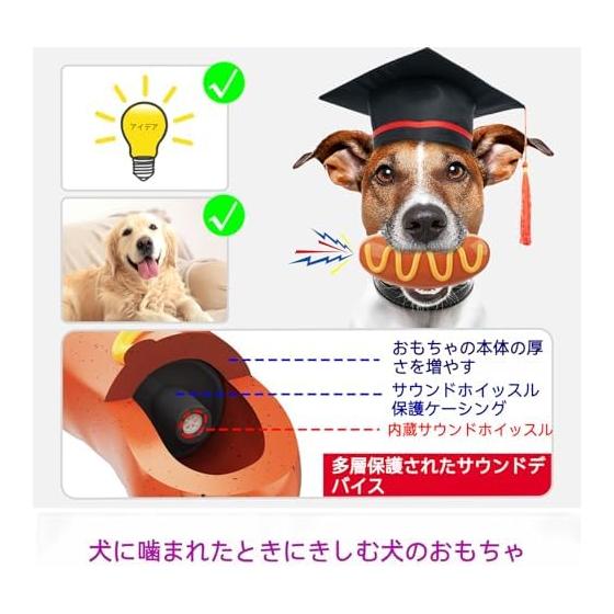 Dog Toy Dog Toy Dog Chew Toy Sturdy Stress Relief Training Toy Sound Dog Chew Toy Durable Suitable for Large and Medium Dogs Food Grade TPR Material