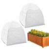 2 Pieces Plant Covers Freeze Protection Winter Plant Breathable Guard For Shrubs Fruit Trees Vegetables Berry 22x22in