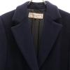 YVES SAINT LAURENT 90s Old Melton Chester coat M Navy Women Used