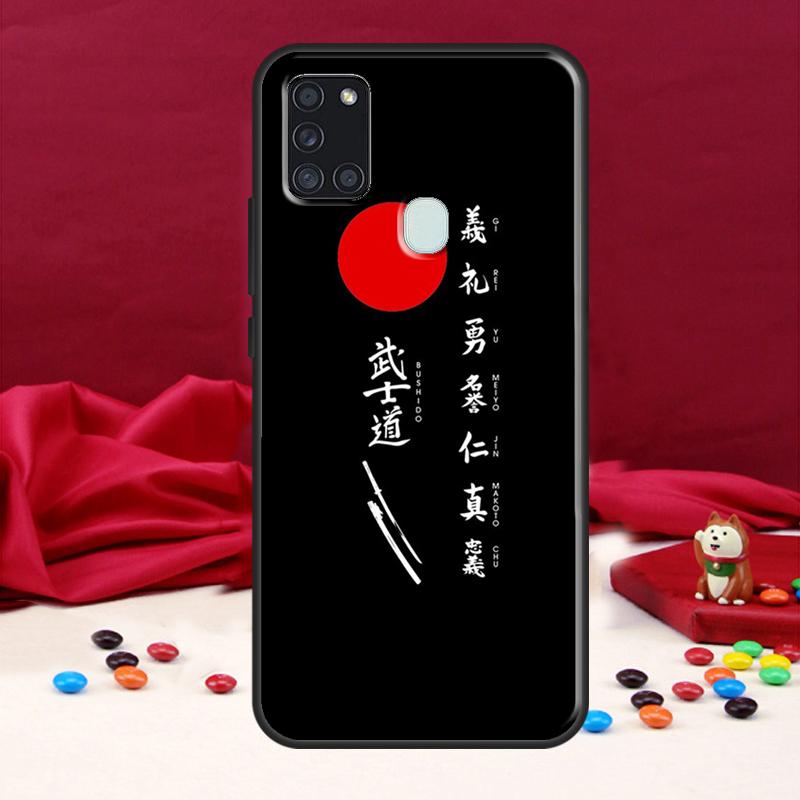 

Чехол для Samsung Galaxy A34 A54 A14 A12 A22 A32 A52 A51 A71 A50 A53 A73 A13 с изображением японского самурая Samsung A71 4G