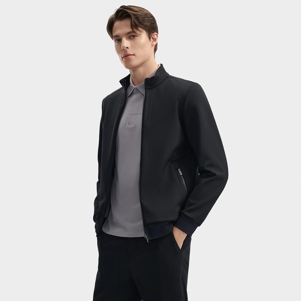 Fila Jackets Men's Jet Black Stand Collar Moderate Other F11M442503FBK