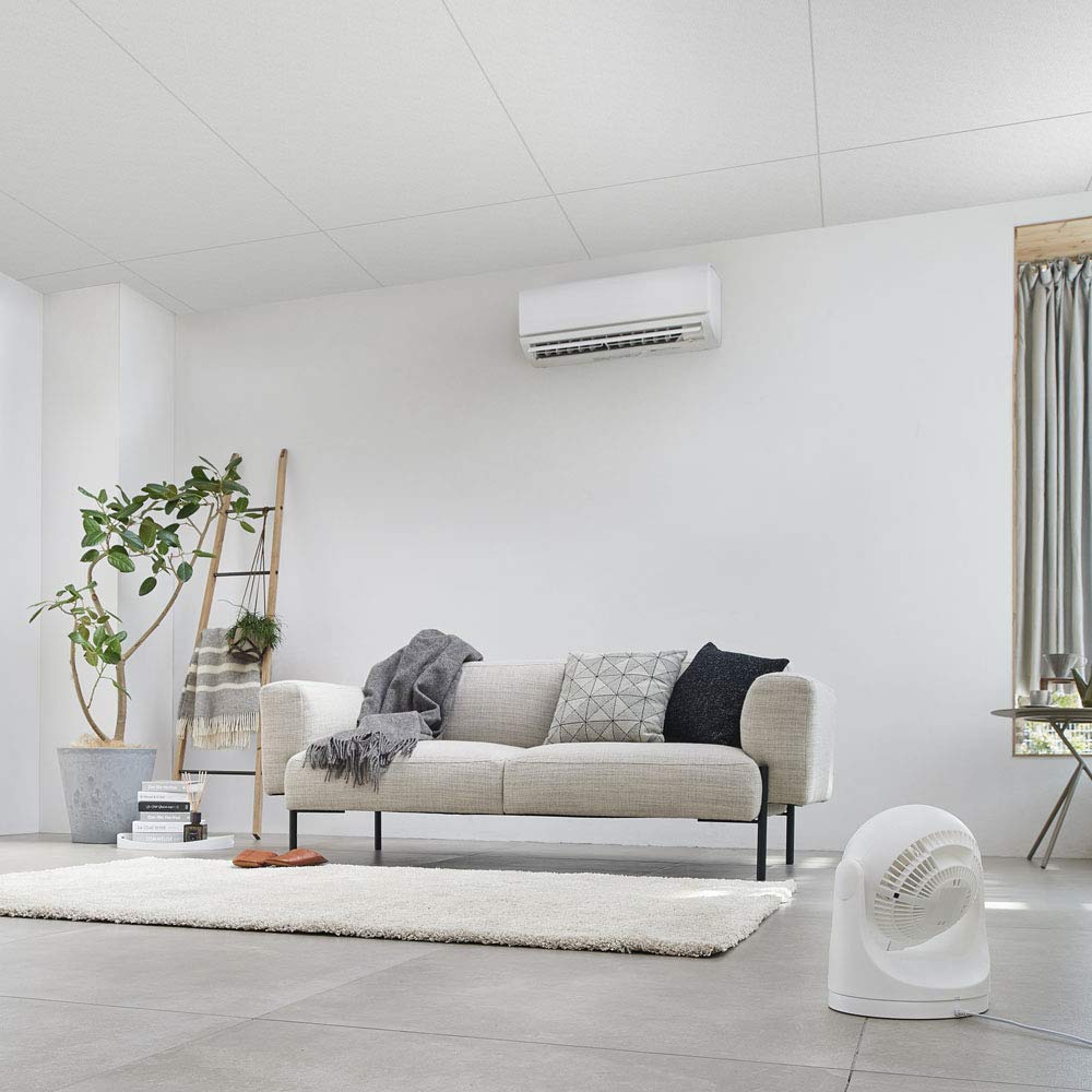 IRIS OHYAMA Circulator 8 Tatami Swing Automatic Left and Right Swing No Remote Control KCF-MKM151-W (White)