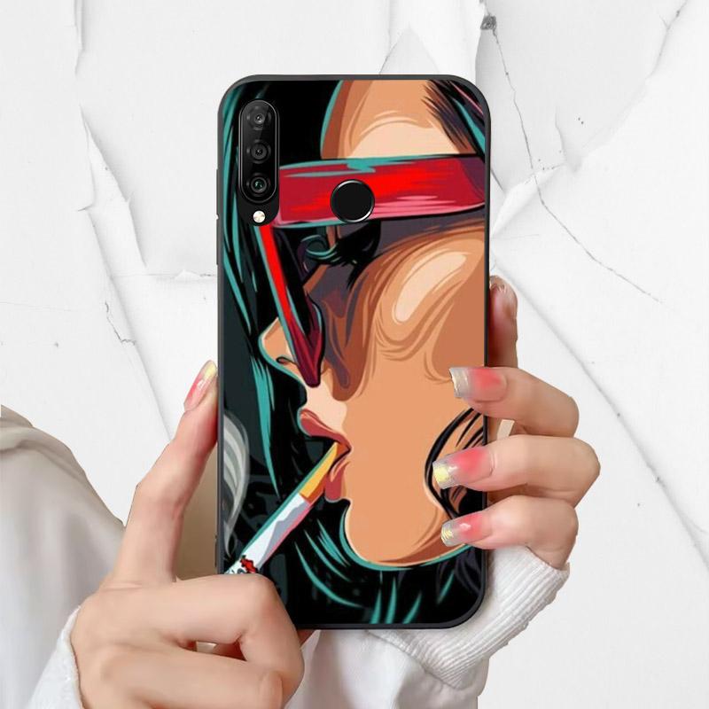 Phone Cover For Huawei P30 Lite Silicone Case MAR-LX1A Fashion Painted Shockproof Soft Fundas For Huawei Nova 4e Coque P30Lite