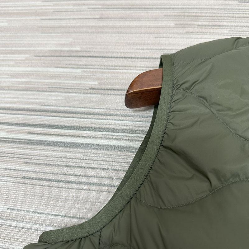 Men's Down V-Neck Sleeveless Vest - 2025 Autumn/Winter White Duck Down Gilet