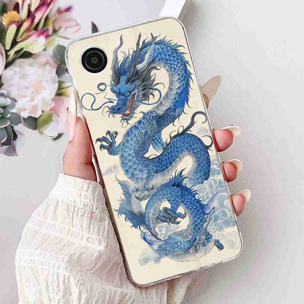 For Samsung A03Core Case Soft Silicone Cute Heart Painted Cover Case For Samsung Galaxy A03 Core SM-A032F TPU Fundas Capa