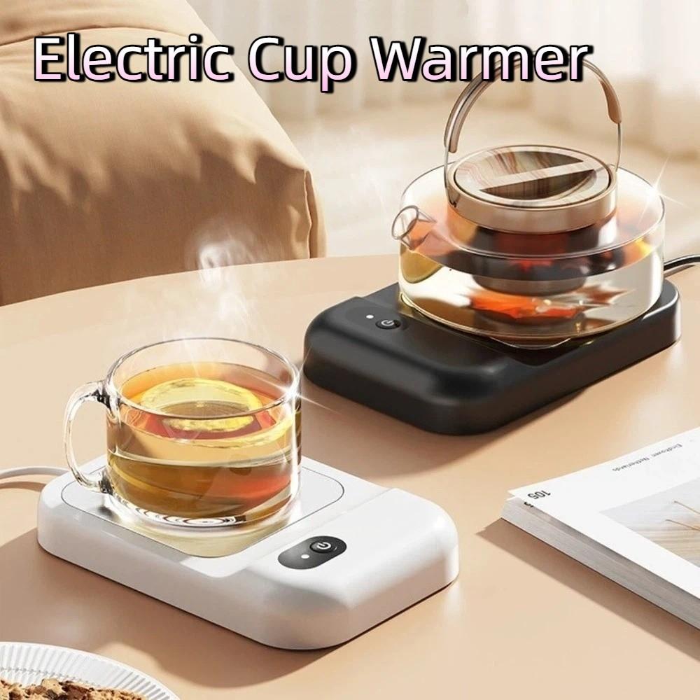 Intelligent Electric Cup Warmer Energy Saving Anti-slip Base Cup Heating Pad Rapid Warming Low Noise Coffee Mug Warmer Office