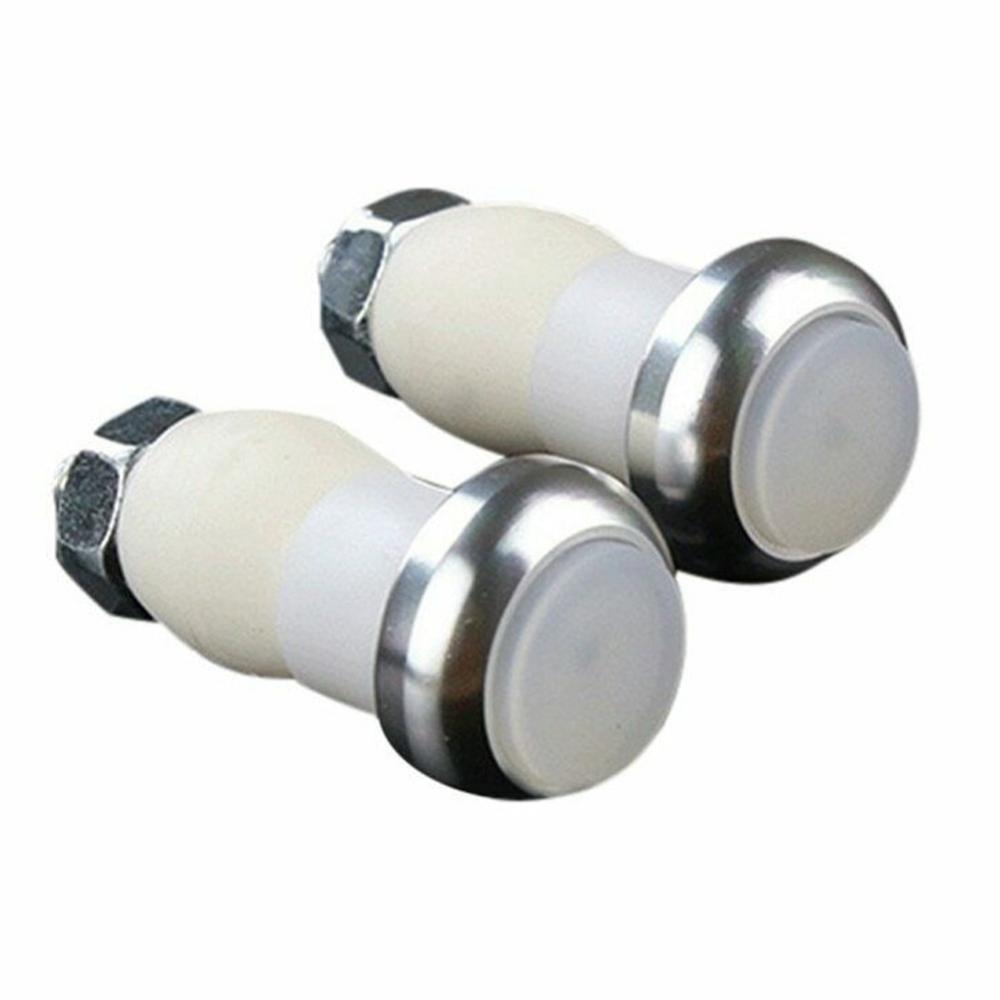 1 Pair Safety Cycling Bike Turn Signal Handle Bar End Plug Led Red Light Lamp Ma