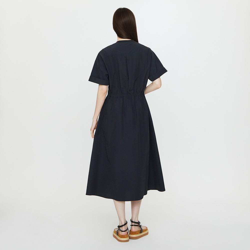 Rap Drawstring Long Dress As2Wo463