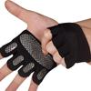 Guantes de Fitness, guantes antideslizantes de medio dedo con barra, guantes universales para levantamiento de pesas para hombres y mujeres, guantes deportivos anticallos con cuatro dedos