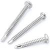 410 Stainless Steel Cross Round Head Screw Set with Pan Head and Dovetail Drill Screws
