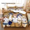 3D Printed Fairy Tail Anime Bedding Set Duvet Cover Pillowcase For Fans Bedroom Decor Twin Full Queen King Size Bed Linen