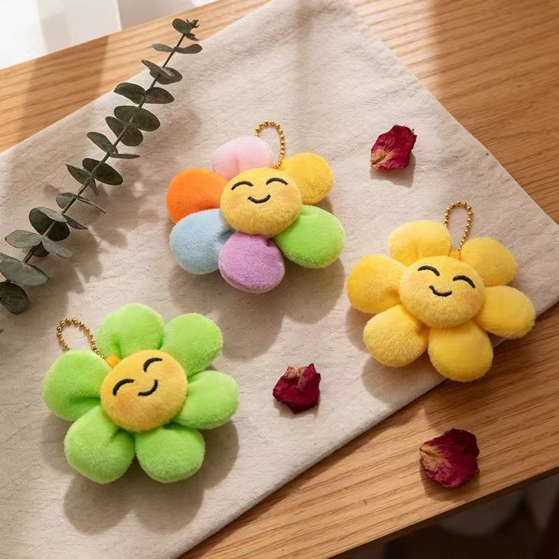 Latest Sunflower Pendant Kawaii Stuffed Plush Toy Handmade Doll Cartoon Anime Fun, Warm, Cute Birthday Gift Doll