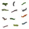Set of 12 Versatile Caterpillar Hairpin Unique Caterpillar Hair Grips Decoration Stylish Hair Clip Hair Ornament
