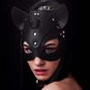 Chain Harness Cat Mask Black Color Masquerade Mask Sexy Fancy Mask  Cosplay Party