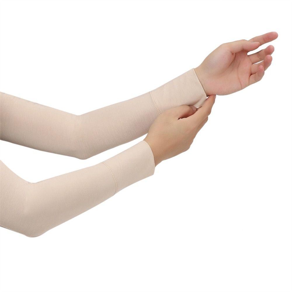 Baumwoll-Handschutzhülle Dünne Sonnenschutzhandschuhe Dehnbare Lange Handschuhe Weiblich Männlich