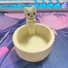 Valentine's Day Cartoon Kitten Candle Holder - Adorable Warming Decoration